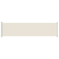 Tenda Laterale Retrattile per Patio 600x160 cm Crema 313376