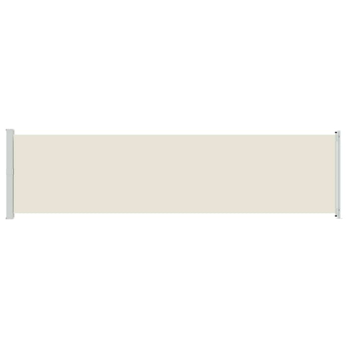 Tenda Laterale Retrattile per Patio 600x160 cm Crema 313376