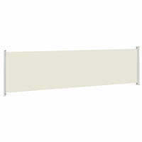 Tenda Laterale Retrattile per Patio 600x160 cm Crema 313376