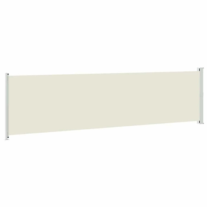 Tenda Laterale Retrattile per Patio 600x160 cm Crema 313376
