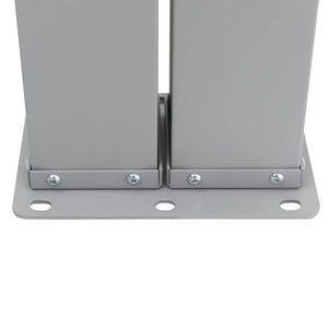 Tenda Laterale Retrattile per Patio 140x1200 cm Rossa 313392