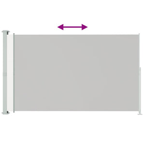 Tenda Laterale Retrattile per Patio 180x300 cm Crema 313400