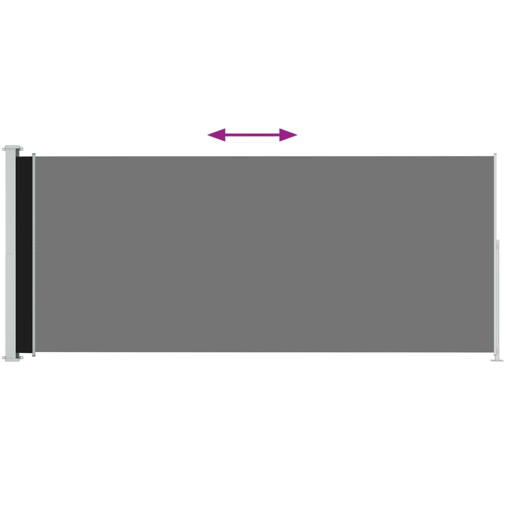 TendaLaterale Retrattile per Patio 180x500 cm Neracod mxl 121006