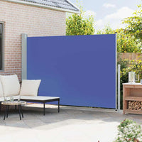 Tenda Laterale Retrattile per Patio 200x300 cm Blu 313415