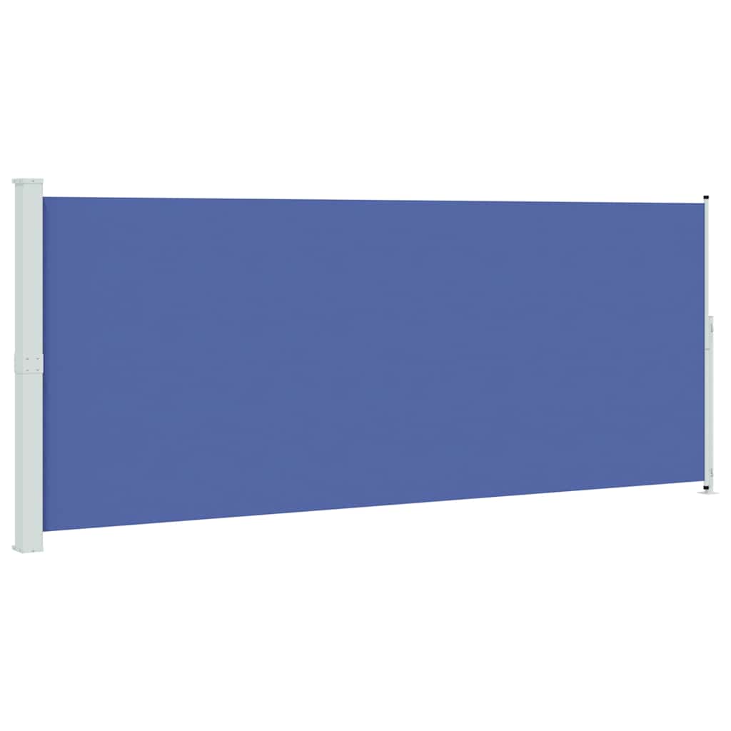 Tenda Laterale Retrattile per Patio 200x500 cm Blu 313421