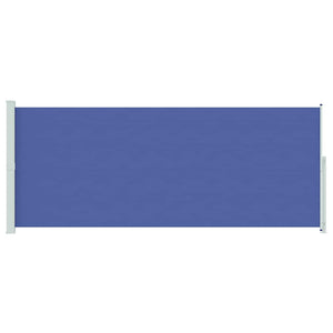 Tenda Laterale Retrattile per Patio 200x500 cm Blu 313421