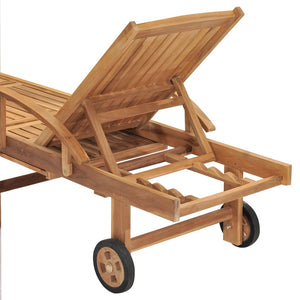 Sdraio sedia a sdraio lettino da giardino lettino da giardino terrazza mobili da esterno in legno massello di teak 02_0012713