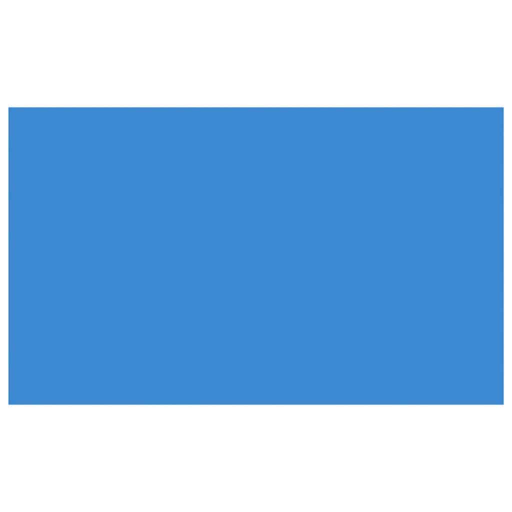 Copripiscina Rettangolare 500x300 cm in PE Blu 92958