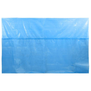 Copripiscina Rettangolare 600x400 cm in PE Blu 92959