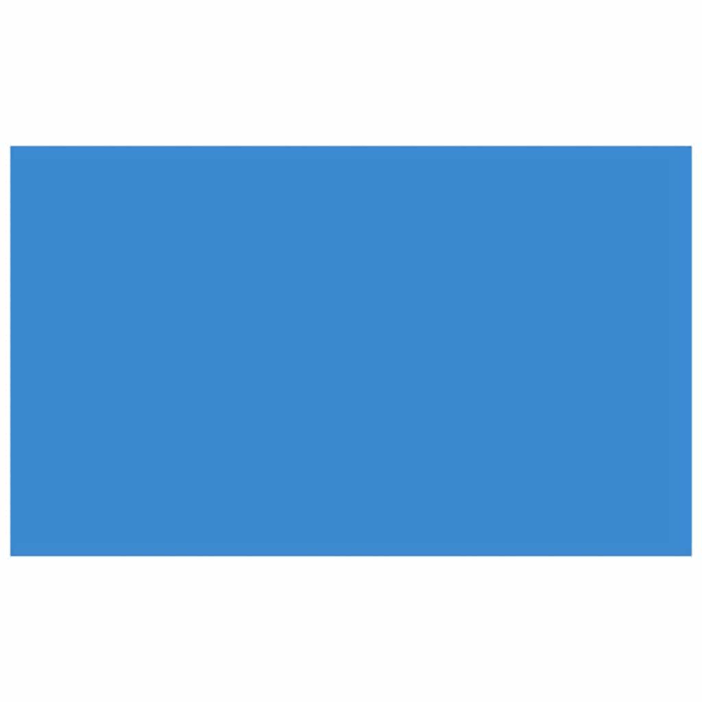 Copripiscina Rettangolare 1000x600 cm in PE Blu 92961