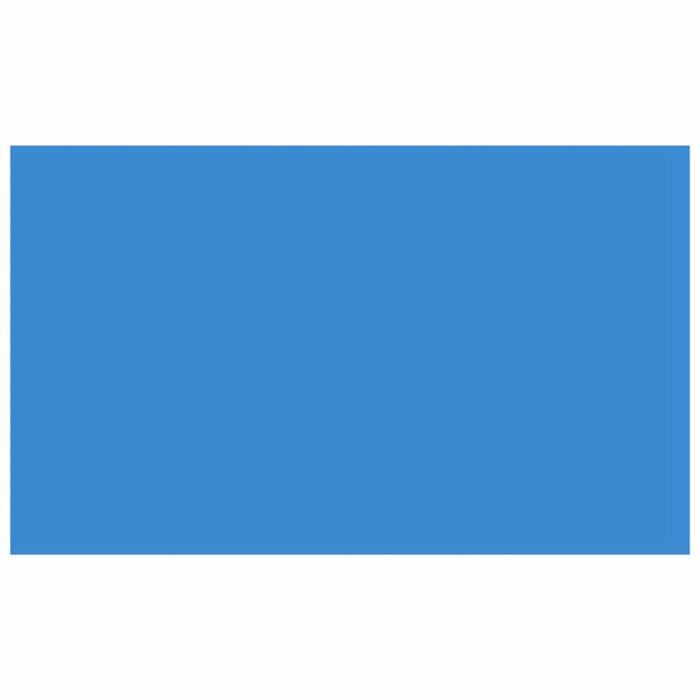 Copripiscina Rettangolare 1000x600 cm in PE Blu 92961