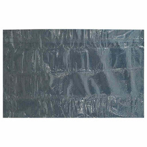 Pellicola Galleggiante Solare PE Piscina 600x400 cm Nero e Blu 92968
