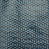 Pellicola Galleggiante Solare PE Piscina 1000x500 cm Nero e Blu 92970