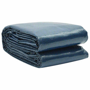 Pellicola Galleggiante Solare PE per Piscina 250 cm Nero e Blu cod mxl 54800