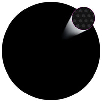 Pellicola Galleggiante Solare PE per Piscina 300 cm Nero e Blu 92973