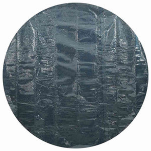 Pellicola Galleggiante Solare PE per Piscina 356 cm Nero e Blu cod mxl 57730