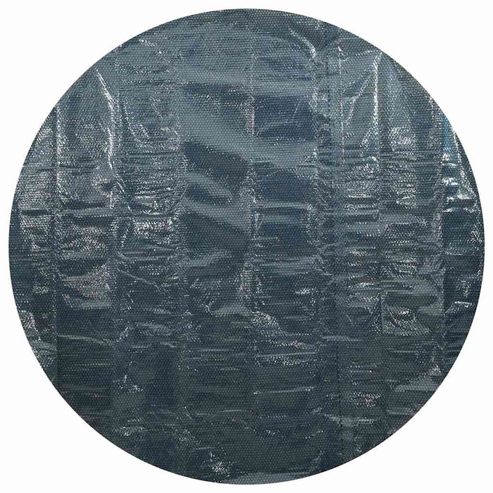 Pellicola Galleggiante Solare PE per Piscina 417 cm Nero e Blu 92976