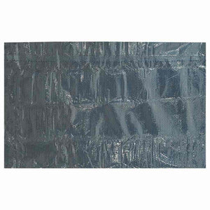 Pellicola Galleggiante Solare PE Piscina 400x200 cm Nero e Blu 92986