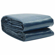 Pellicola Galleggiante Solare PE Piscina 1200x600 cm Nero e Blu
