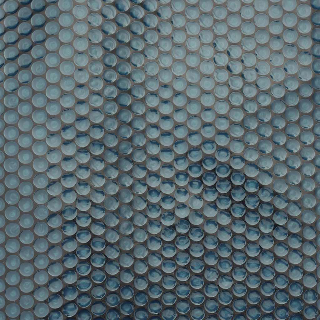 Pellicola Galleggiante Solare PE Piscina 1200x600 cm Nero e Blu
