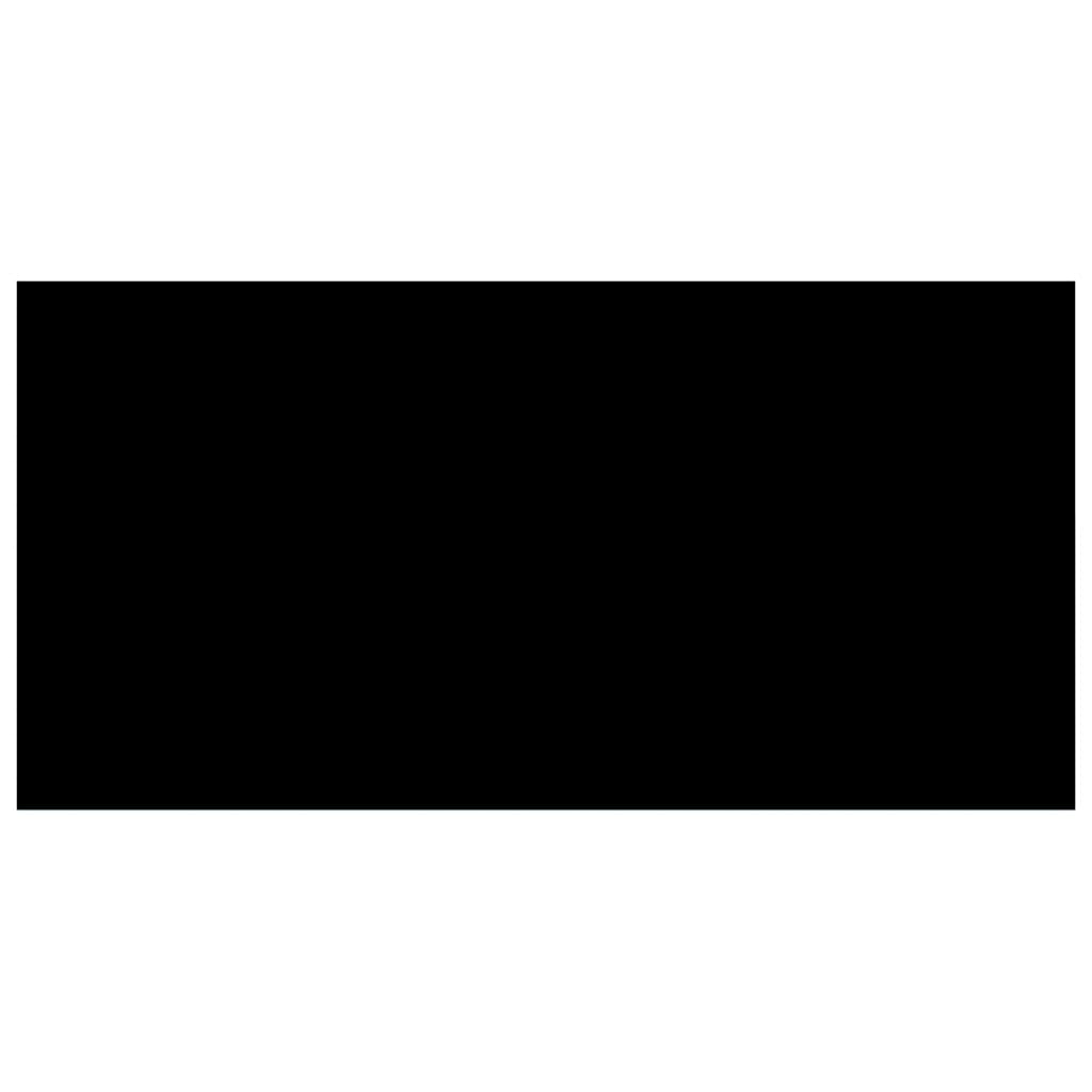 Pellicola Galleggiante Solare PE Piscina 1200x600 cm Nero e Blu 92994