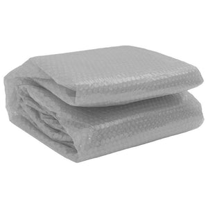 Pellicola Galleggiante Solare PE Piscina 549 cm Grigia