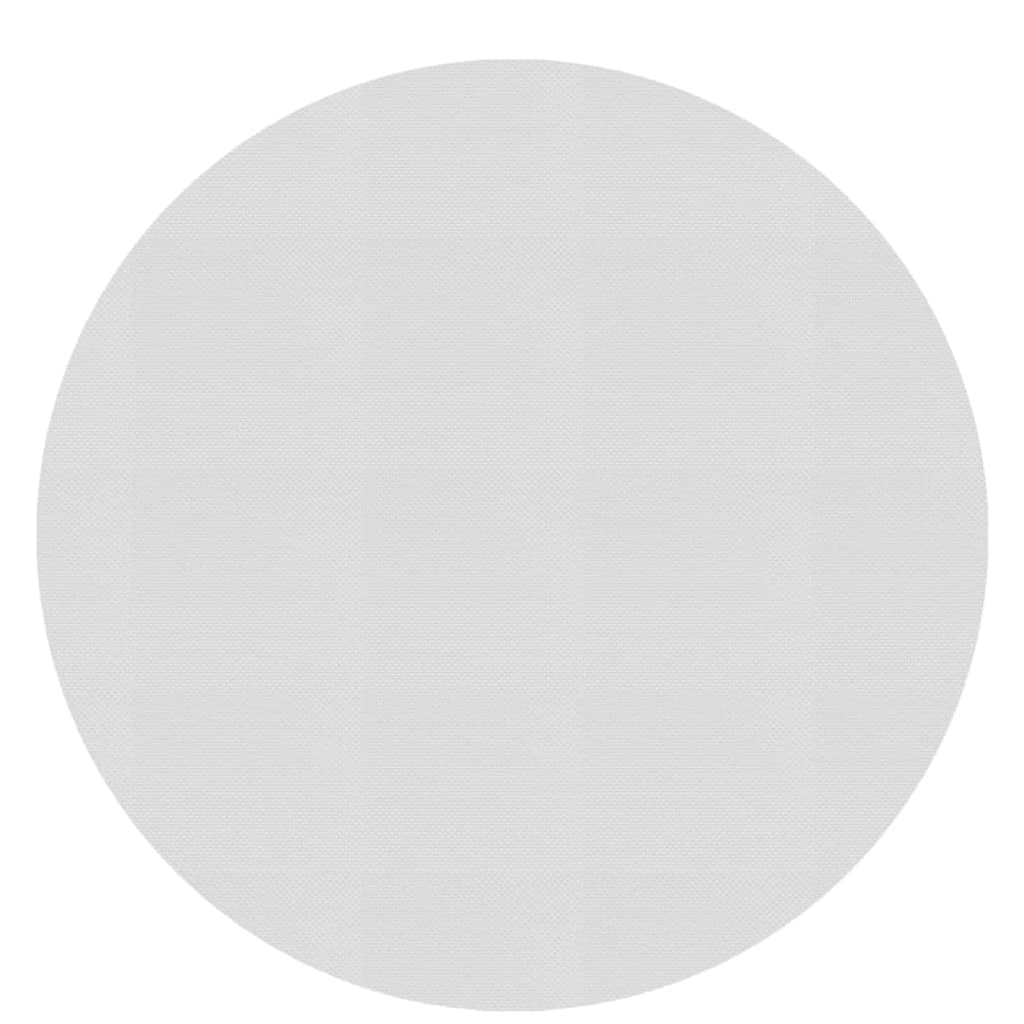 Pellicola Galleggiante Solare PE Piscina 549 cm Grigia 93004