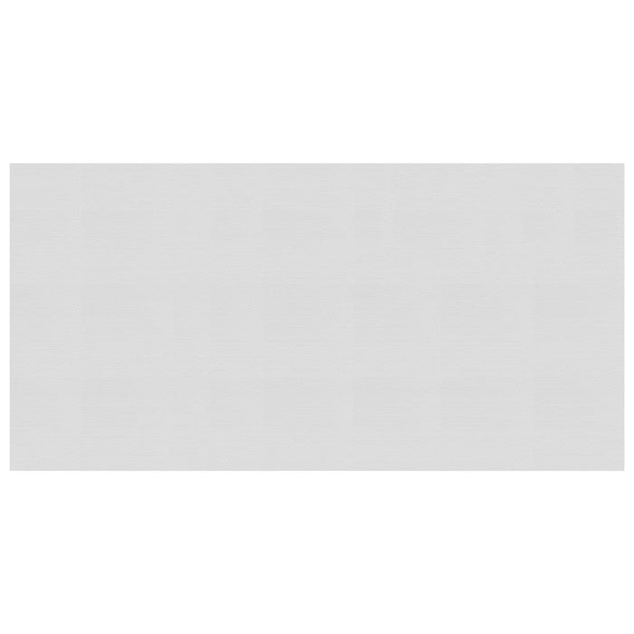 Pellicola Galleggiante Solare PE Piscina 549x274 cm Grigia 93008