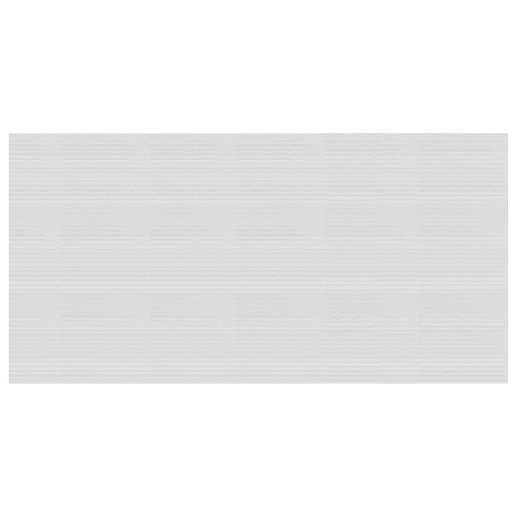 Pellicola Galleggiante Solare PE Piscina 400x200 cm Grigia 93010