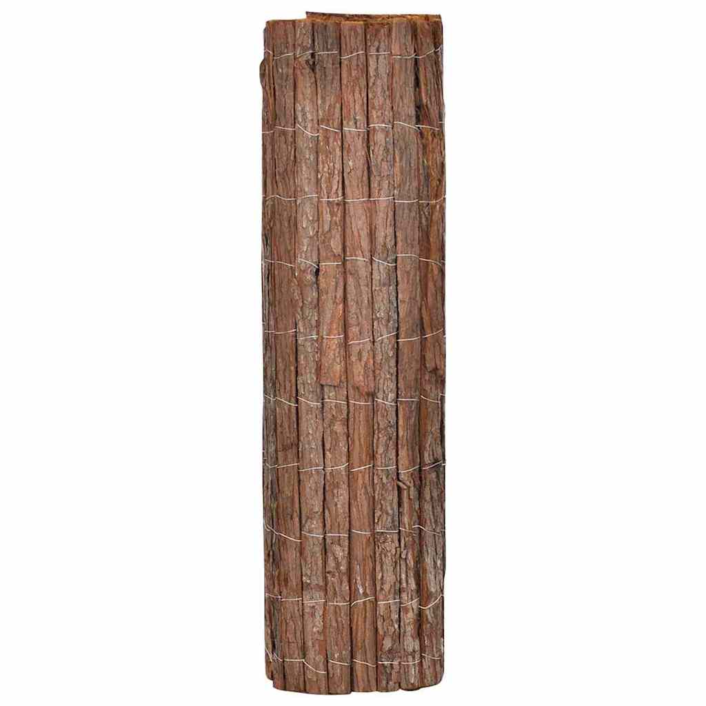 Recinzione in corteccia Marrone 100 x 600 cm Corteccia 312286