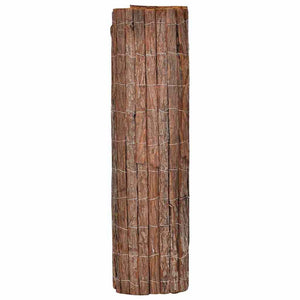 Recinzione in corteccia Marrone 100 x 600 cm Corteccia 312286