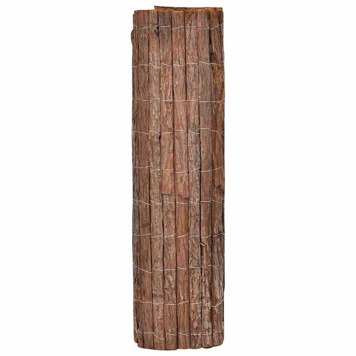 Recinzione in corteccia Marrone 100 x 600 cm Corteccia 312286
