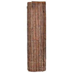 Recinzione in corteccia Marrone 600 x 125 cm Corteccia 312287