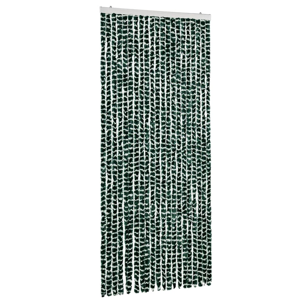 Zanzariera Verde e Bianco 90x220 cm Ciniglia 325446