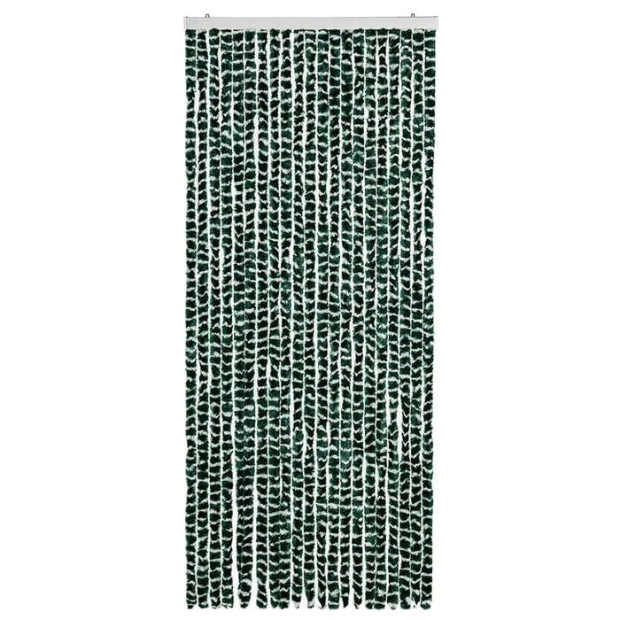 Zanzariera Verde e Bianco 90x220 cm Ciniglia 325446