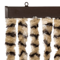 Zanzariera Beige e Marrone 56x185 cm Ciniglia 325448