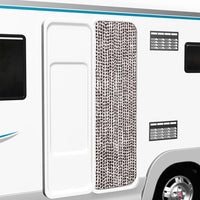 Zanzariera Marrone e Bianco 56x185 cm Ciniglia 325451