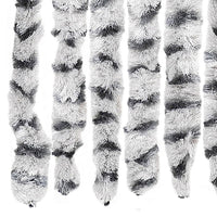 Zanzariera Grigio Chiaro e Grigio Scuro 56x185 cm Ciniglia cod mxl 75506