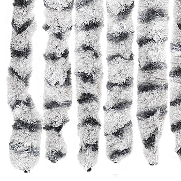 Zanzariera Grigio Chiaro e Grigio Scuro 56x185 cm Ciniglia 325454