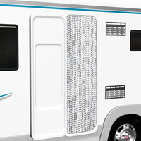 Zanzariera Grigio Chiaro e Grigio Scuro 56x185 cm Ciniglia cod mxl 75506