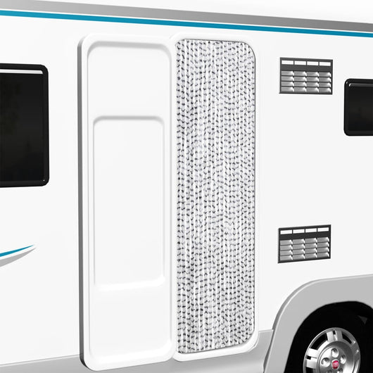 Zanzariera Grigio Chiaro e Grigio Scuro 56x185 cm Ciniglia 325454