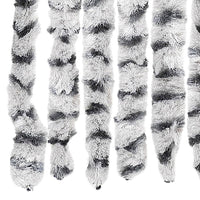 Zanzariera Grigio Chiaro e Grigio Scuro 90x220 cm Ciniglia 325455