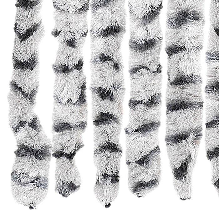 Zanzariera Grigio Chiaro e Grigio Scuro 100x220 cm Ciniglia cod mxl 76926