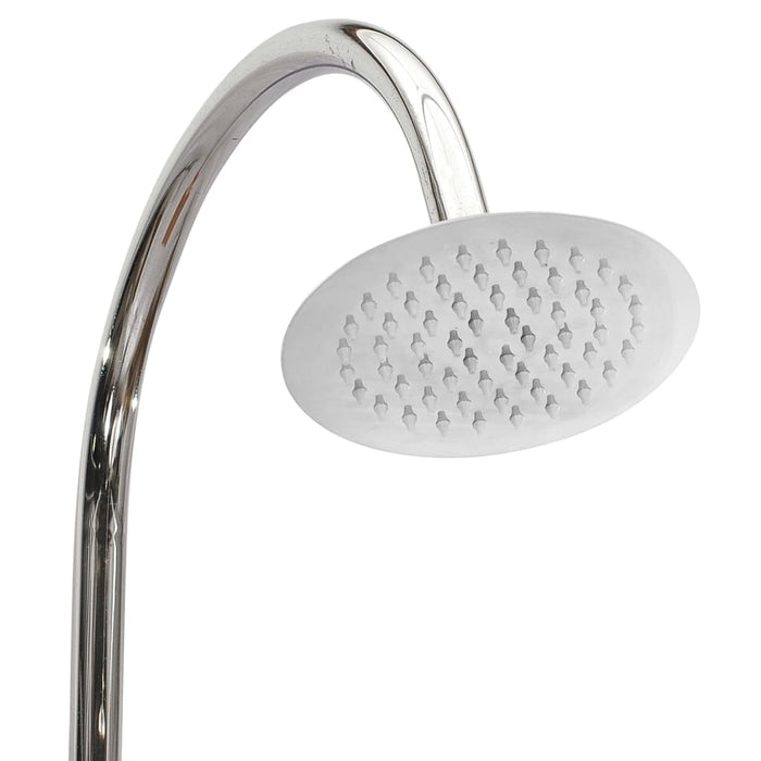 Doccia da Giardino 75x75x210 cm in Legno Massello di Teak cod mxl 48757