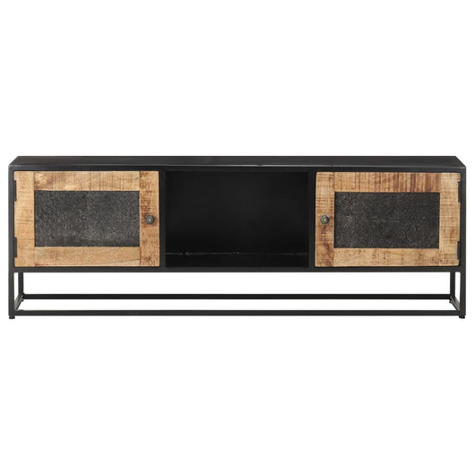 Mobile Porta TV-Mobile per TV-Credenza TV 120x30x40 cm in Legno di Mango Grezzo 305762