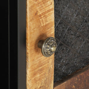 Mobile Porta TV 90x30x40 cm in Legno di Mango Grezzo 323150