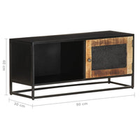 Mobile Porta TV 90x30x40 cm in Legno di Mango Grezzo 323150
