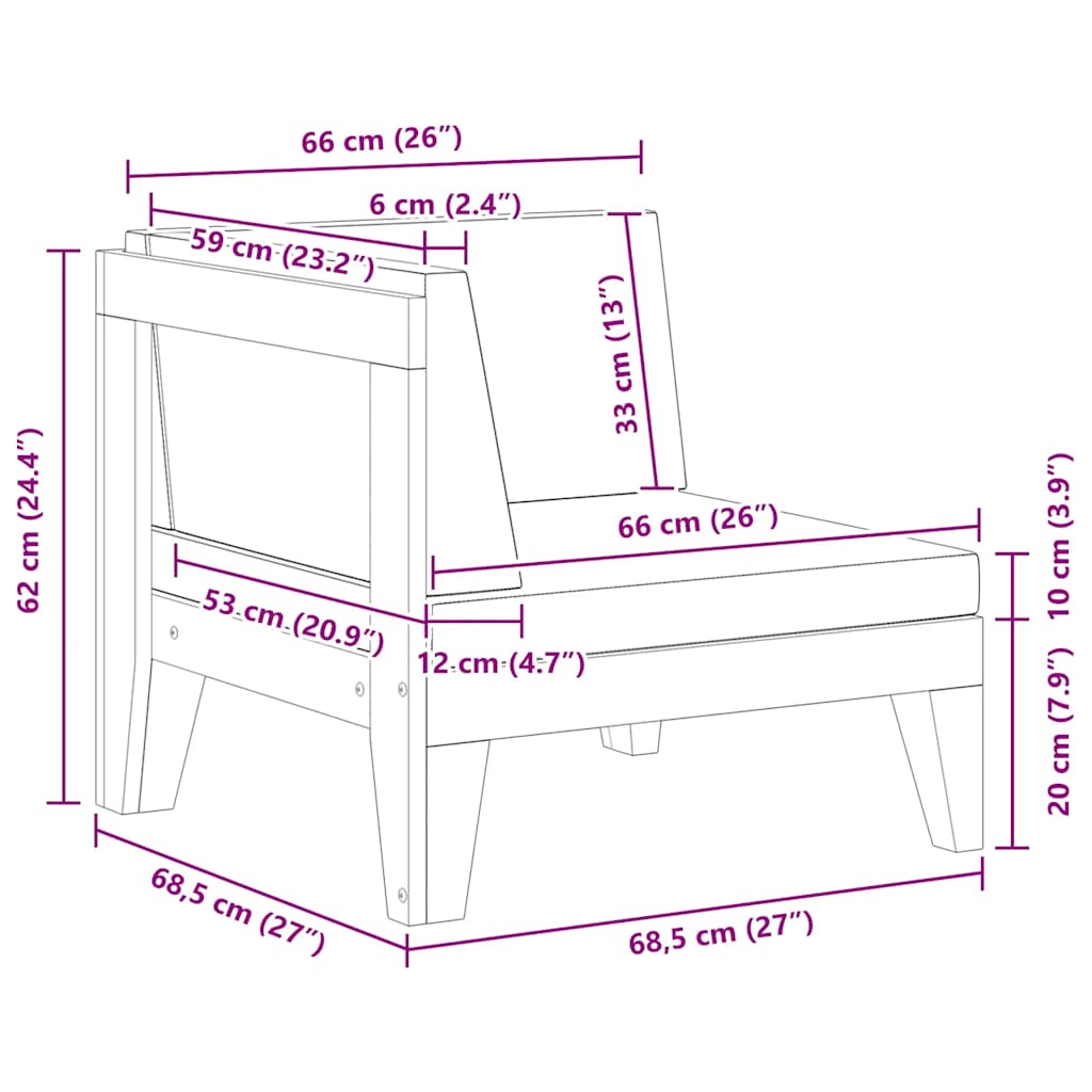 Divano Angolare Modulare Cuscini Bianco Crema Massello d'Acacia 312148