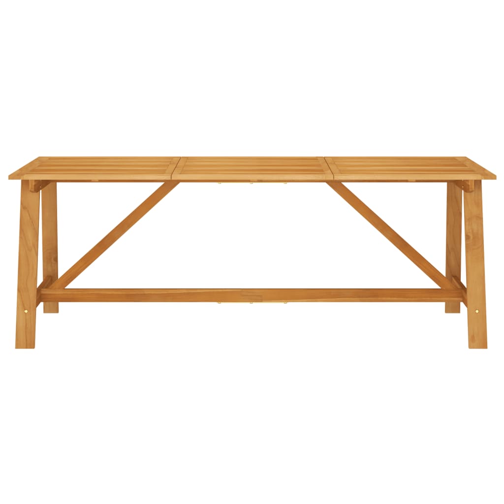 Tavolo da Pranzo da Giardino 206x100x74 cm in Massello Acacia 312407