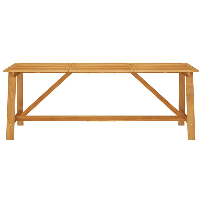 Tavolo da Pranzo da Giardino 206x100x74 cm in Massello Acacia 312407